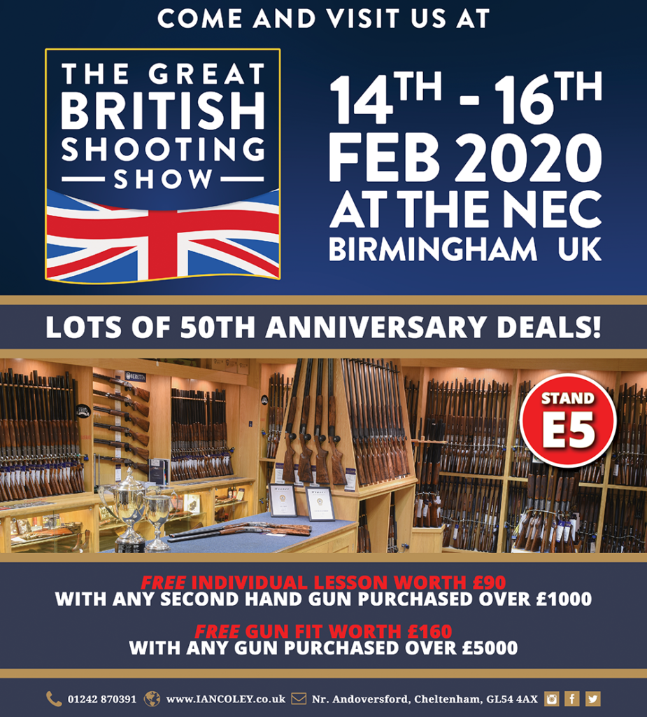 British Shooting Show ~ 14th, 15th & 16th February - Ian Coley Sporting